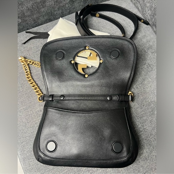 GUCCI BLONDIE leather bag with GG chain - Picture 7 of 10